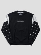 BLACK CREWNECK SWEATSHIRT