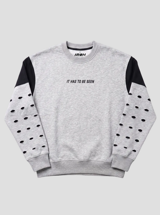 GREY CREWNECK SWEATSHIRT